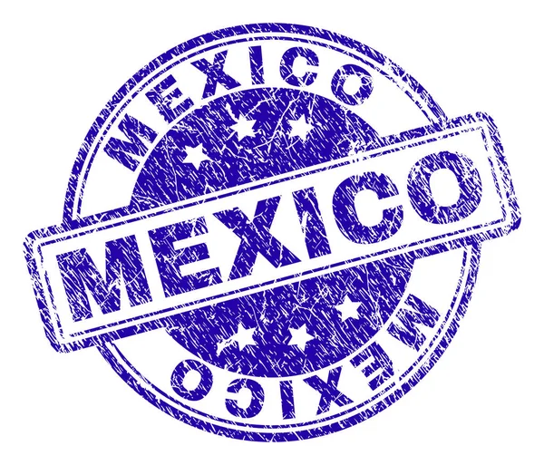 Царапнутая текстурированная печать MEXICO — стоковый вектор