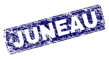 Yuvarlatılmış dikdörtgen damga çizilmiş Juneau çerçeveli