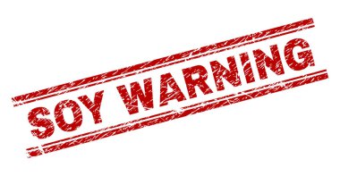 Grunge soya uyarı damga mühür dokulu