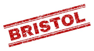 Dokulu Bristol damga mühür çizik