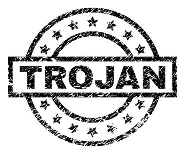 Grunge Truva damga mühür dokulu