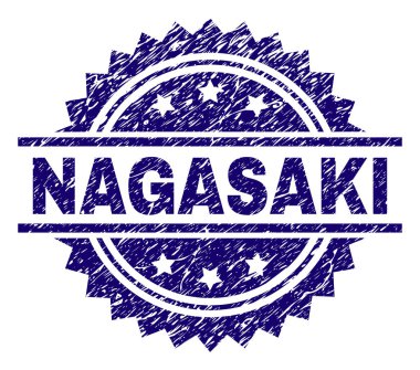 Dokulu Nagasaki damga mühür çizik