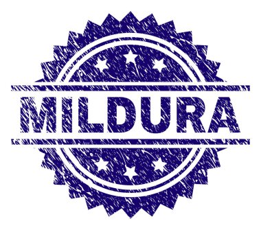 Mildura damga mühür grunge dokulu