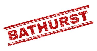 Dokulu Bathurst damga mühür çizik