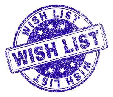 Dokulu dilek listesi damga mühür çizik