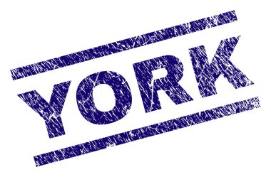 Dokulu York damga mühür çizik