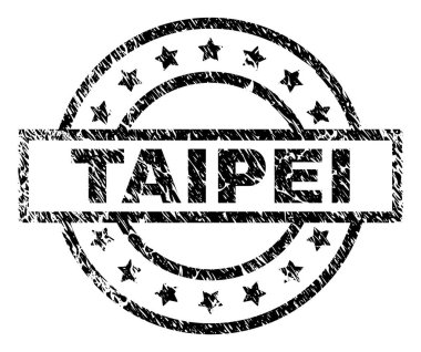 Grunge Taipei damga mühür dokulu