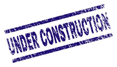 İnşaat damga mühür altında dokulu çizik