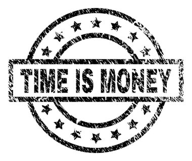 Para damga mühür çizilmiş dokulu zamanı