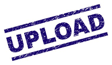 Grunge Upload damga mühür dokulu