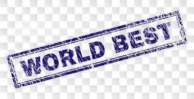 Çizik dünya en iyi dikdörtgen damgası