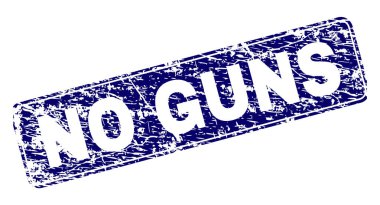 Çerçeveli silah yuvarlatılmış dikdörtgen damga yok çizik