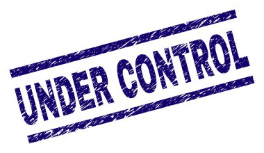 Denetim damga mühür altında dokulu grunge