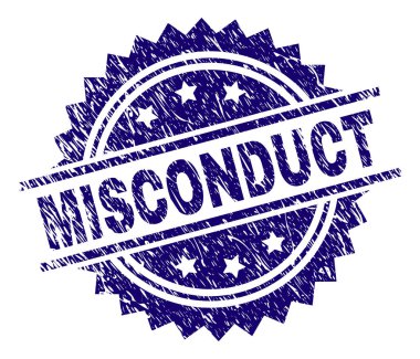 Dokulu görevi kötüye damga mühür çizik