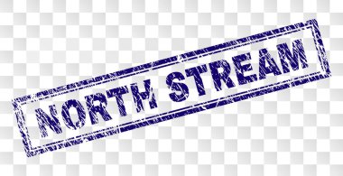 Grunge Kuzey akışı dikdörtgen damgası