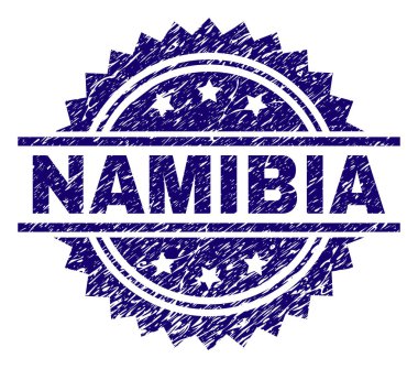 Dokulu Namibya damga mühür çizik