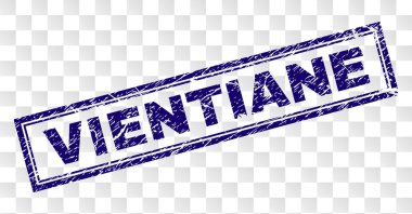 Çizik Vientiane dikdörtgen damgası