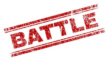 Dokulu savaş damga mühür çizik