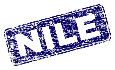 Yuvarlatılmış dikdörtgen damga çizilmiş Nil çerçeveli