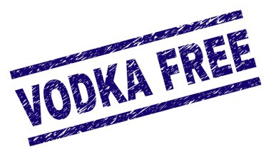 Dokulu votka ücretsiz damga mühür çizik