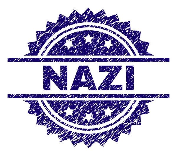 Texturált náci pecsétbélyeg karcos — Stock Vector