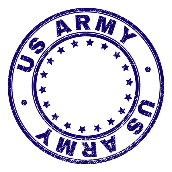 Печать США Army Round — стоковый вектор