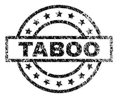 Grunge tabu damga mühür dokulu