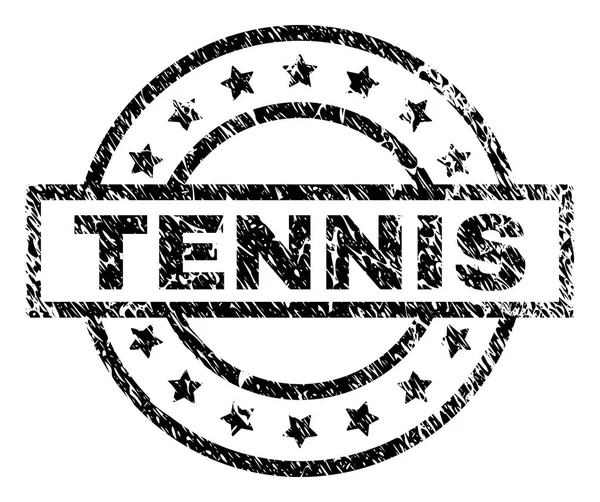 Grunge texturou tenis destička — Stockový vektor