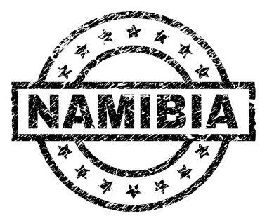 Dokulu Namibya damga mühür çizik