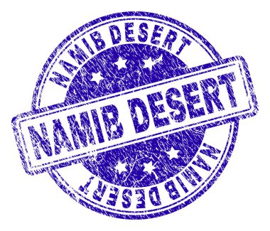 Dokulu Namib Çölü damga mühür çizik