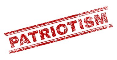 Dokulu vatanseverlik damga mühür çizik