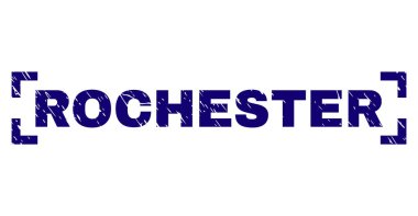 Dokulu Rochester damga mühür köşeler arasında çizik