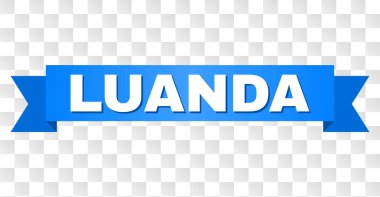 Luanda başlık ile mavi şerit