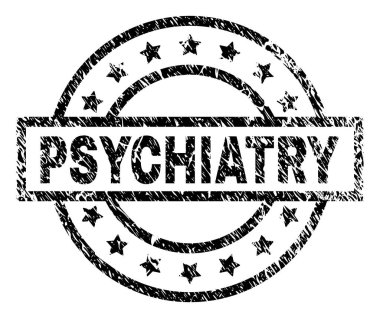 Dokulu psikiyatri damga mühür çizik