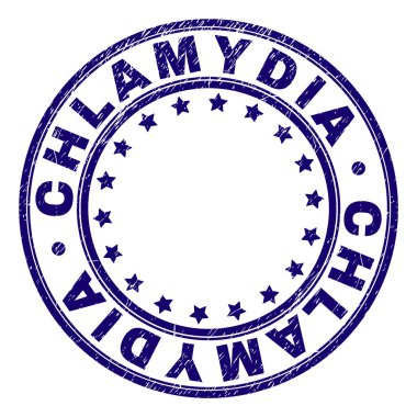 Dokulu klamidya damga mühür yuvarlak çizik