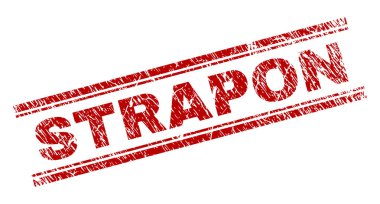 Dokulu Strapon damga mühür çizik