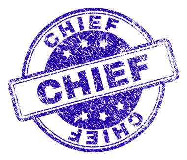 Grunge Şef damga mühür dokulu