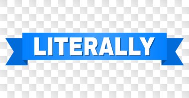 Mavi kurdele ile kelimenin tam anlamıyla başlık