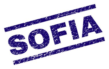 Dokulu Sofia damga mühür çizik
