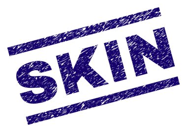 Dokulu deri damga mühür çizik