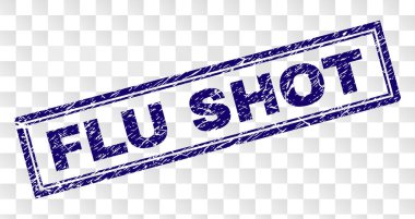 Çizik gribi Shot dikdörtgen damgası