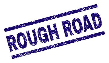 Dokulu kaba yol damga mühür çizik