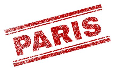 Grunge Paris damga mühür dokulu