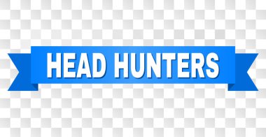 Head avcılar başlık ile mavi şerit