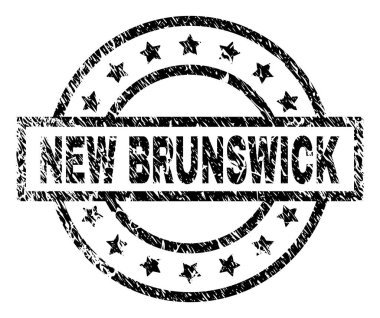 Dokulu New Brunswick damga mühür çizik