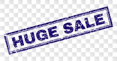 Grunge büyük satış dikdörtgen damgası