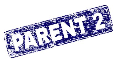 Yuvarlatılmış dikdörtgen damga grunge üst 2 çerçeveli