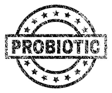 Dokulu probiyotik damga mühür çizik