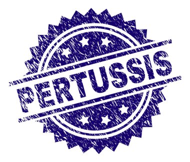 Grunge boğmaca damga mühür dokulu