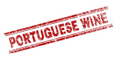 Damga mühür çizilmiş dokulu Portekizce şarap